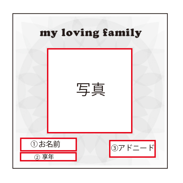 メモリアルフォトスタンド